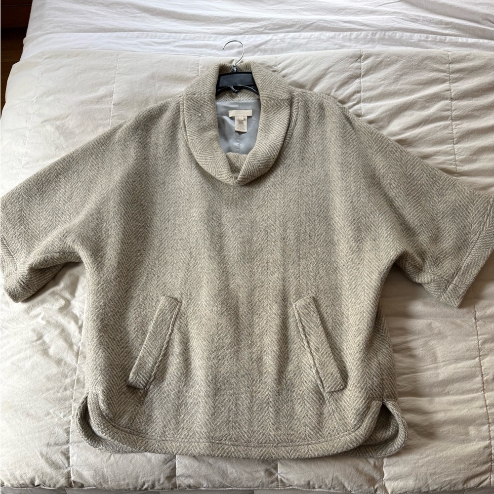 Vintage JCrew wool tunic, Small, very good condition